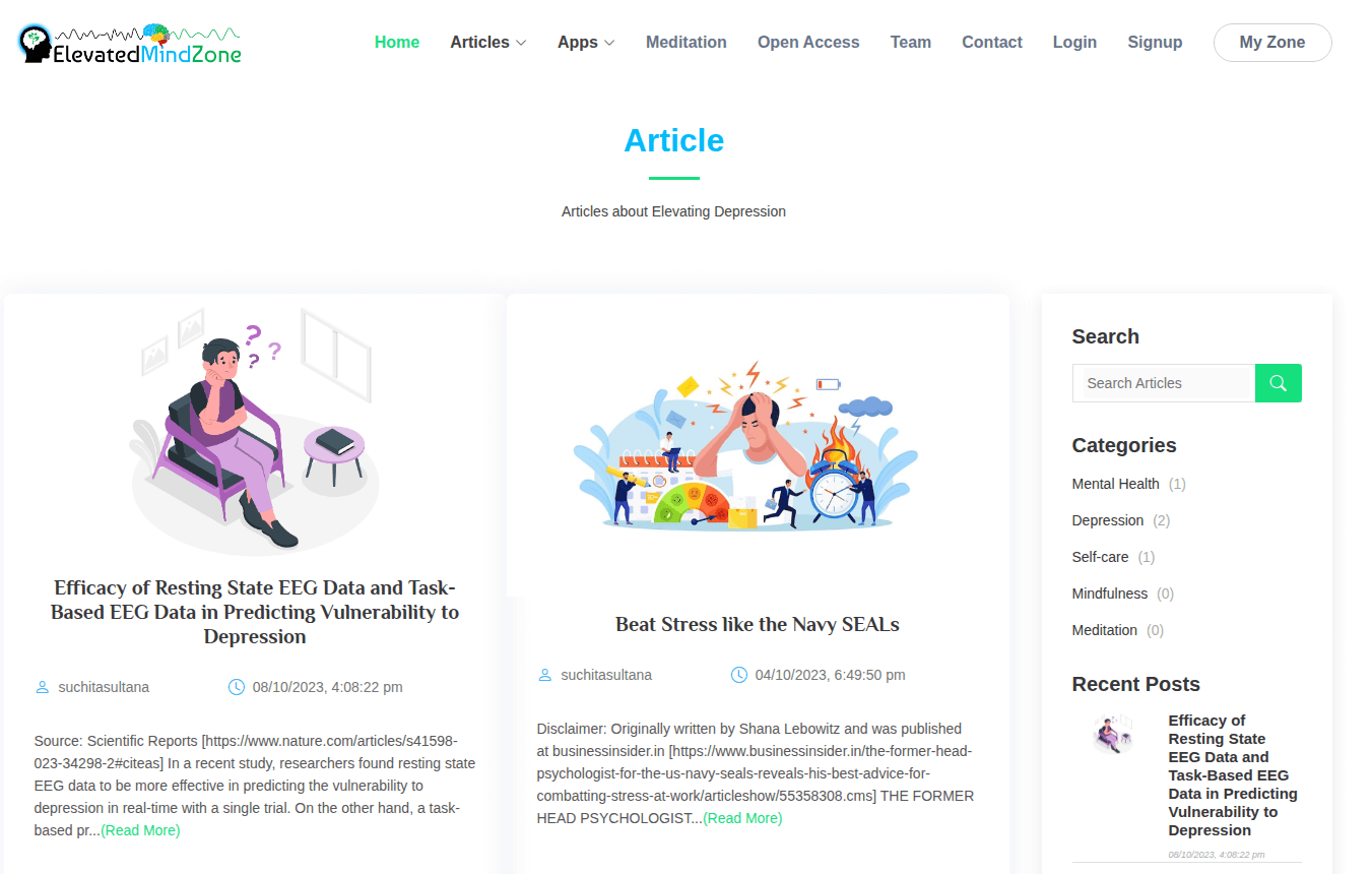 EMZ Interactive App Screenshot